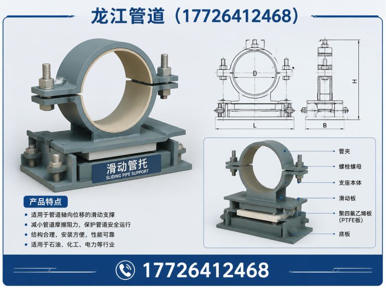 青县固定管托展示图